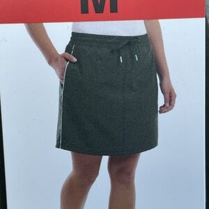 Elle Sport Women's M Skirt Green Polyester e0532